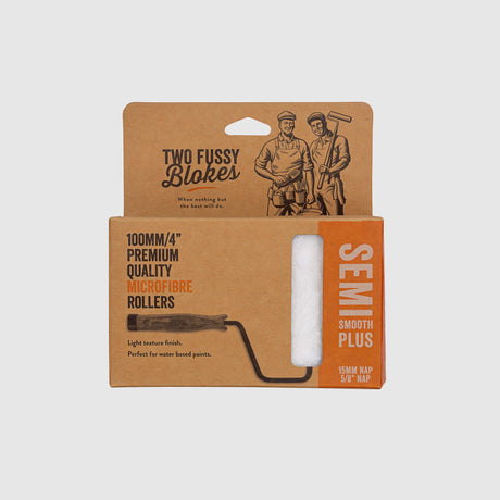 100mm x 15mm Two Fussy Blokes Super Mini Microfibre Roller Sleeves - 10 Pack