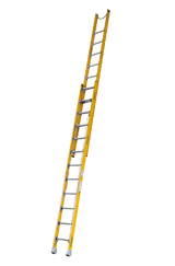 Pro Series Heavy Duty Industrial Fibreglass Extension Ladder - Chain Becket