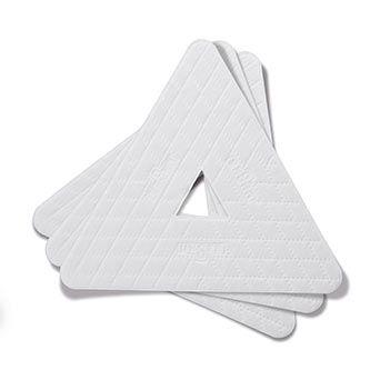 Three triangular quickpads for Stingray system 