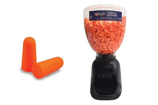 Vortex Earplug Dispenser Station Including 500 Vortex Disposable ...