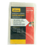 Extra Large - Wagner Heavy Duty Canvas Painters Drop Sheets - 12' x 15' (3.6m x 4.5m)