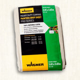 Large - Wagner Heavy Duty Canvas Painters Drop Sheets - 12' x 12' (3.6m x 3.6m)