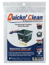 Wooster 4 Gallon Painters Bucket Quickn Clean Disposable Liners - 5 Pack