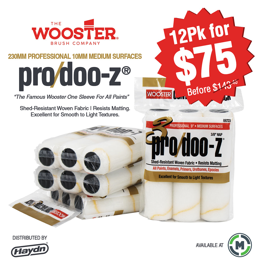 12 Pack - 230mm x 10mm Wooster Pro Doo-z - Buy The Box
