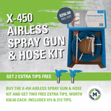 Almax X-450 Airless Spray Kit - Get 2 FREE Tips!