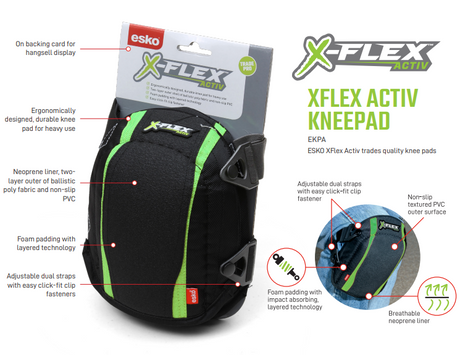 Esko X-Flex Activ Kneepads