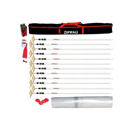 ZipWall 12 Pole Mega Contractor Kit