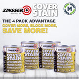 Buy The Box Zinsser Cover Stain - 4 x 3.75L Tins - SUPER SPECIAL FEB ONLY