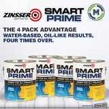 Zinsser Smart Prime Undercoat, 4 x 3.78L Tins