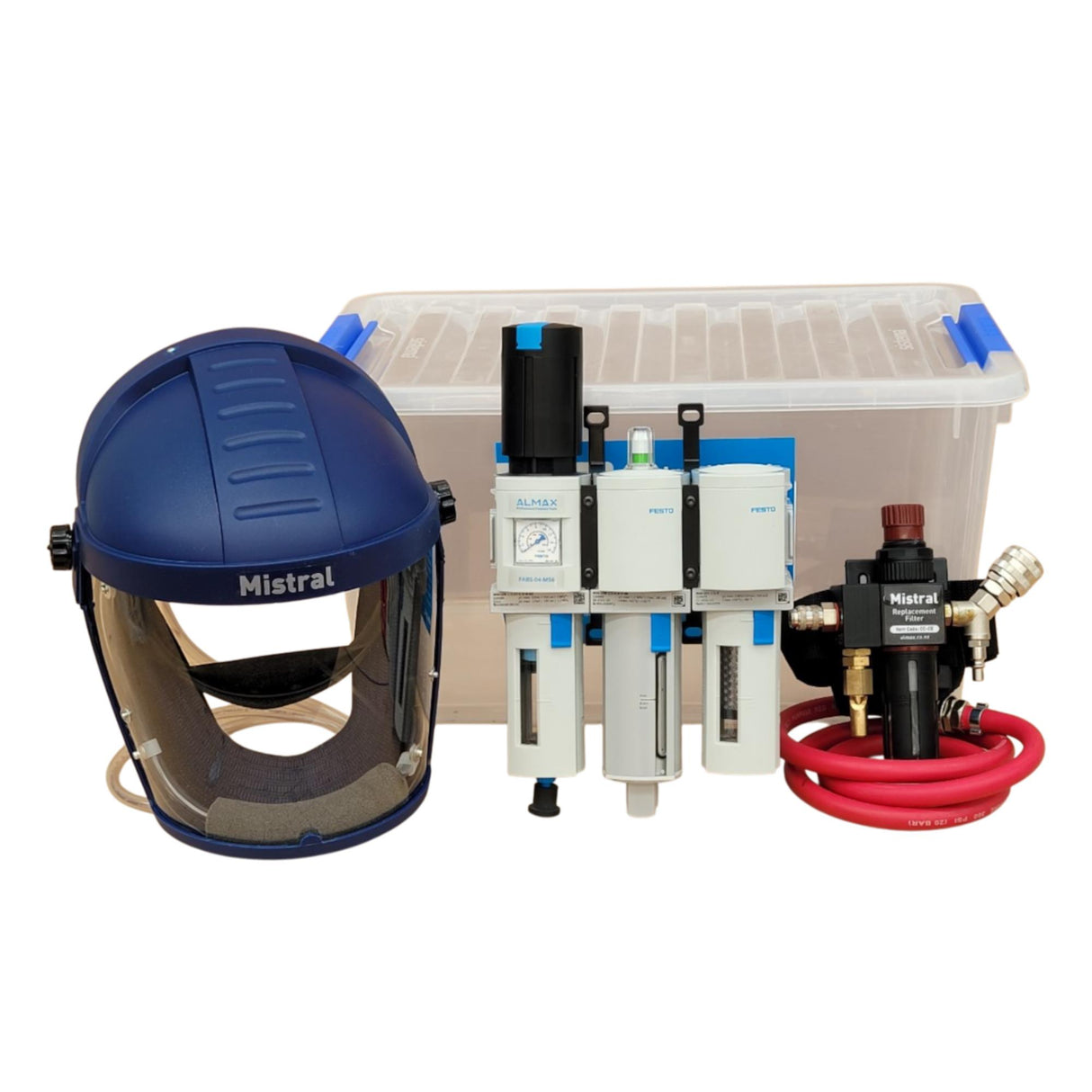 Mistral Air Fed Respirator - 3 Stage Air Breathing Kit!