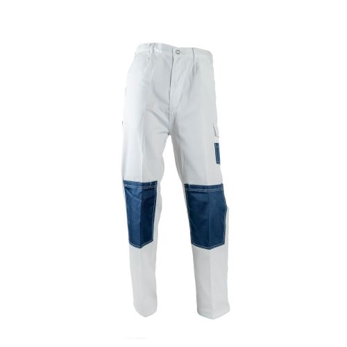 MENS PAINTERS AND Decorators Tuff Work Cargo White Trousers Knee Pads  Pockets £36.99 - PicClick UK