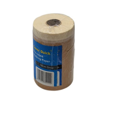 Cover Quick Pre Taped Interior Masking Paper 180mm x 20m