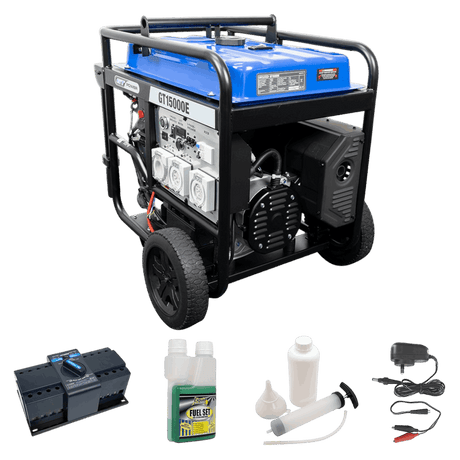 GT Power 11500W Powerhouse Conventional Generator GT15000E - Solar Backup Package