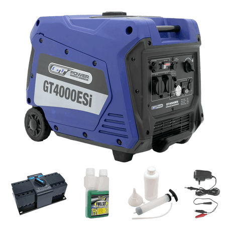 GT Power 4000W Silenced Inverter Generator Solar Backup Package