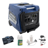 LPG And Petrol Dual Fuel GT Power Silenced Inverter 4000W Generator - Solar Backup Package