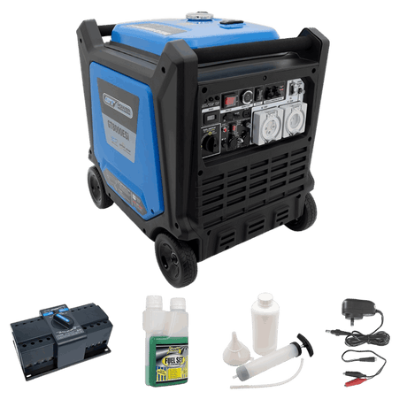GT Power 8000W Electric Start Inverter Generator - Off Grid Solar Backup Package