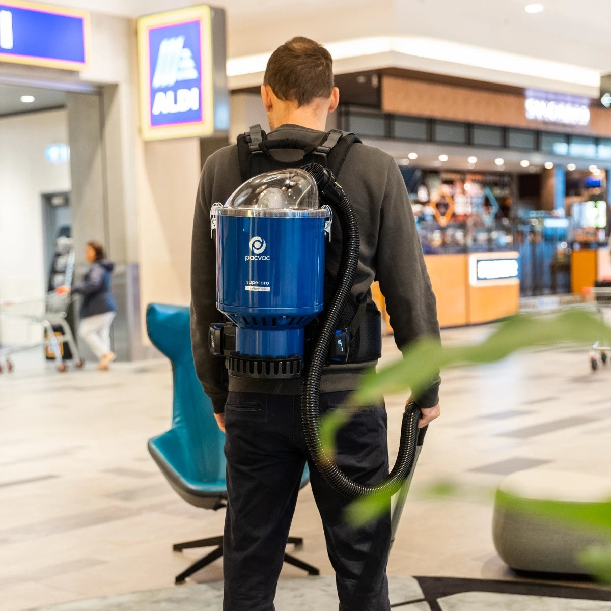 Battery Powered - Pacvac Superpro 700BAS Advanced Battery Backpack Vacuum