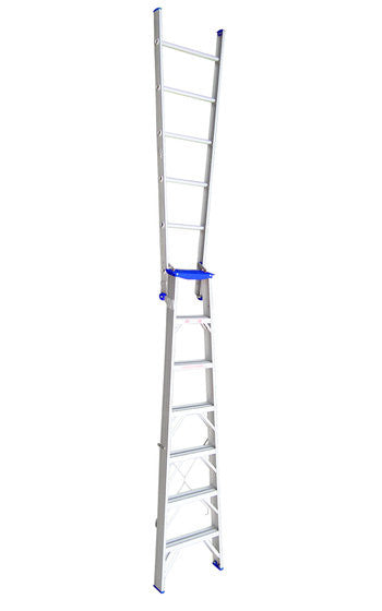 Pro-Series Dual Purpose Aluminium Step Ladders - Extended