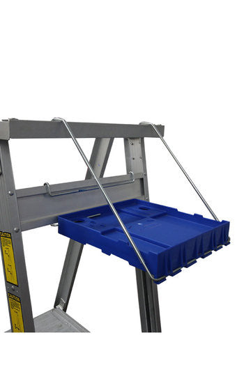 Indalex Platform Ladder Tool Tray on Aluminium Ladder