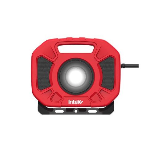 Intex 40W Corded LED Work Light With Bluetooth Speaker