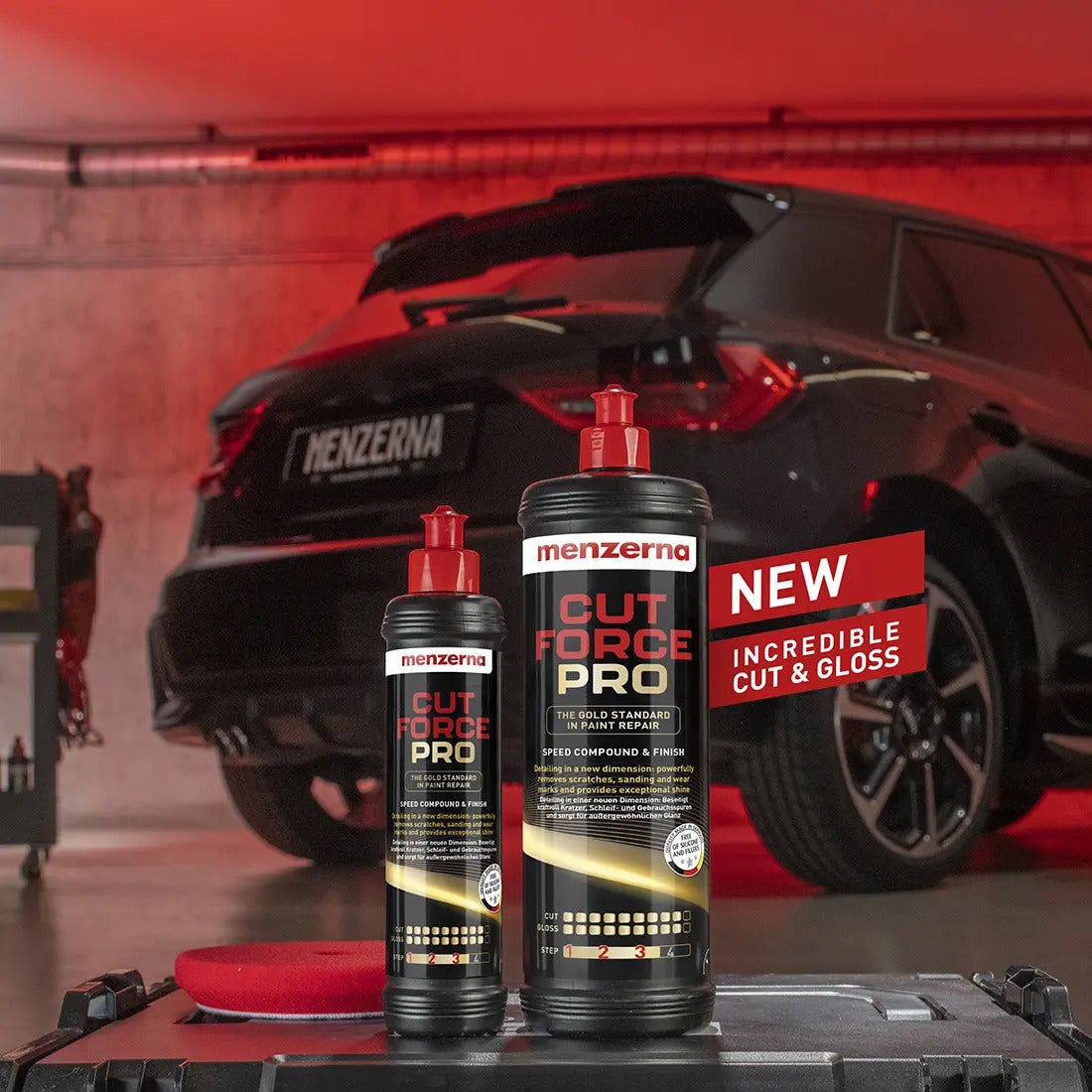 Menzerna Cut Force Pro Compound - Incredible Gloss On Clear Coats