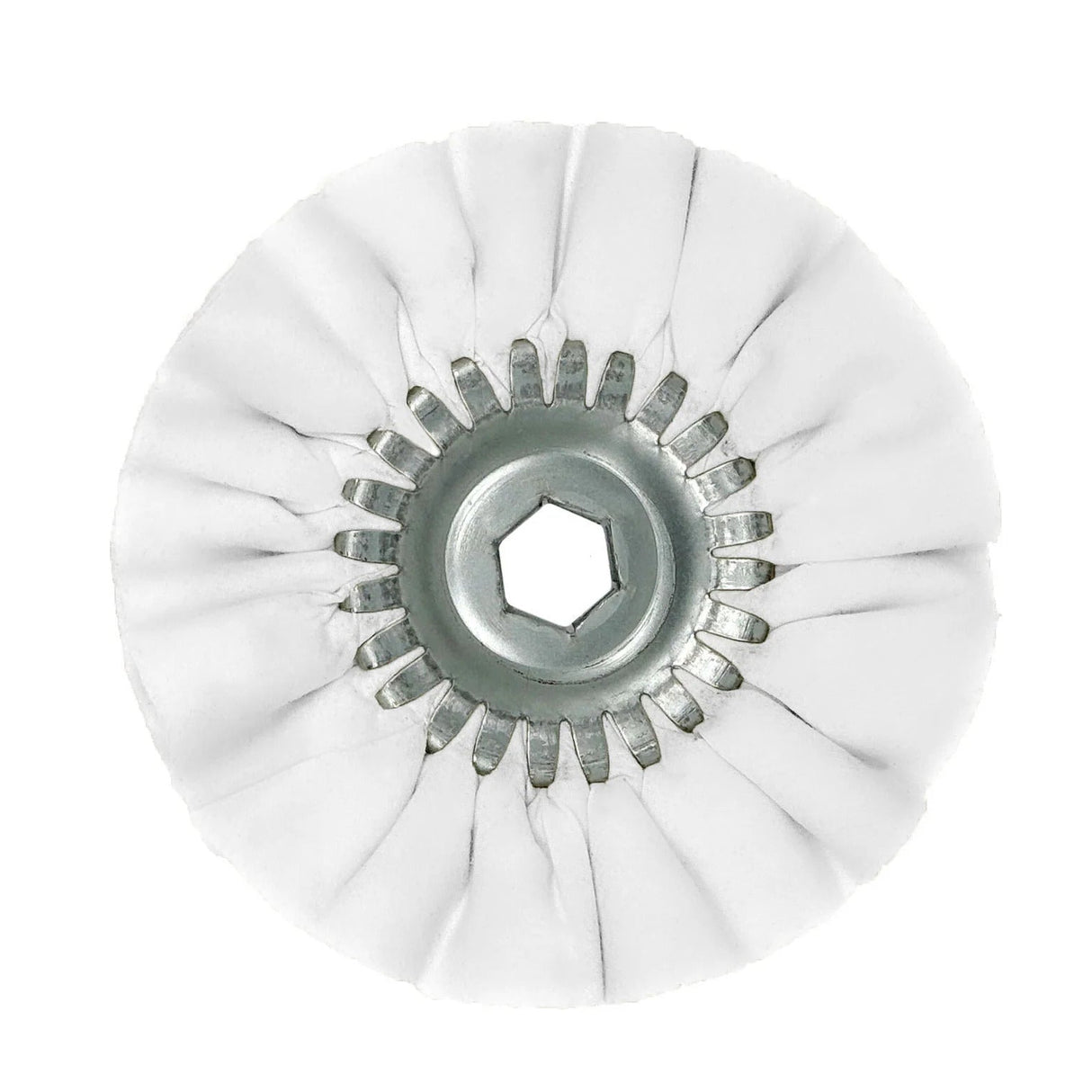 White 6" Mini Airway Buffing Wheels For Metal Polishing