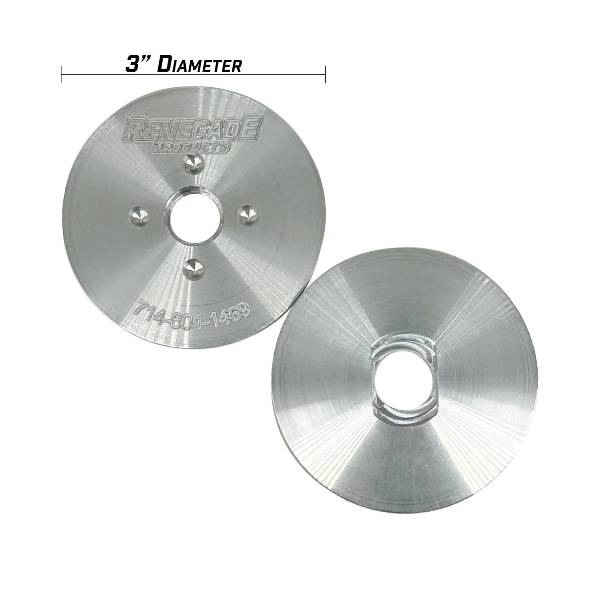 Renegade 6" Mini Airway White Buffing Wheel - Final Showroom Finish