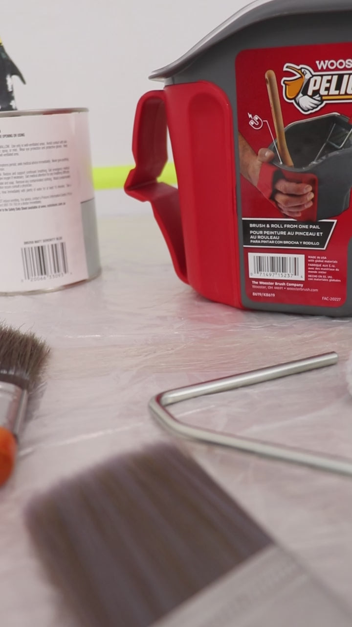 Wooster Pelican Bucket Including Free Liners - The Perfect Pail for Hands-On Painting!