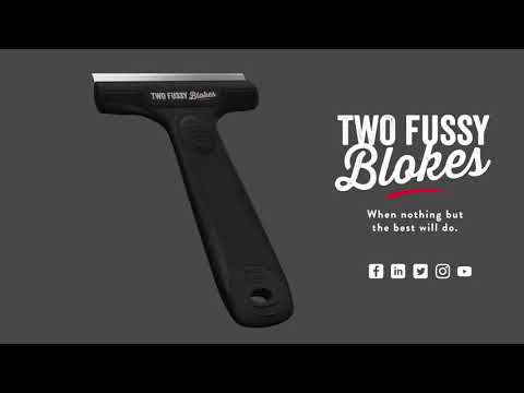 Two Fussy Blokes Premium Glass Scraper And Replacement Blades