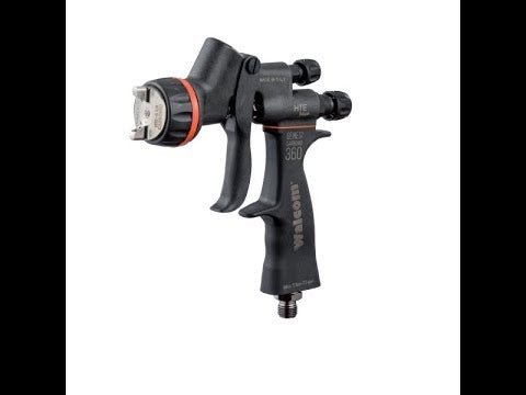 Walcom Genesi Carbonio 360 HTE Clear Carbon Fibre Spray Gun – Millin