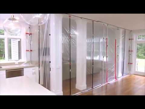 Heavy Duty Zipwall Room Kit - Easily Contain Dust - Enclose Or Divide A Room