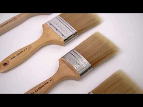 Wooster Alpha Flat Long Handled Sash Paint Brush
