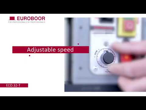 Euroboor ECO.32-T Magnetic Base 32mm Drill And Tap Machine With Variable Speed