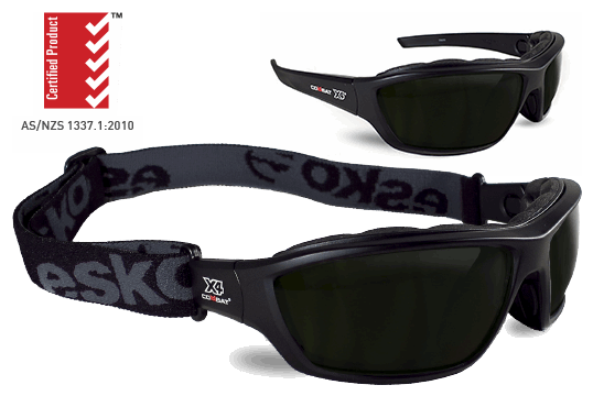 Combat X4 Safety Glasses Shade 5 Welding Lens