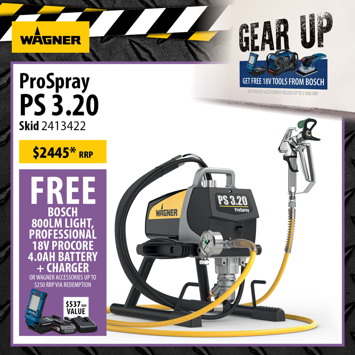 Wagner ProSpray PS 3.20 Compact Airless Spray Unit