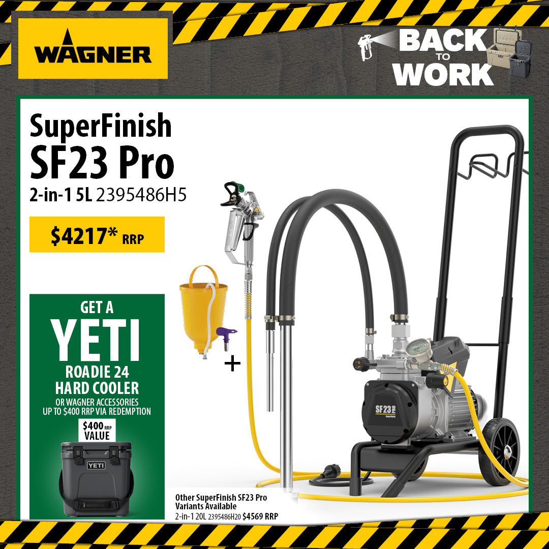Wagner SF23 Pro - Versatile and Robust Airless Diaphragm Spray Unit