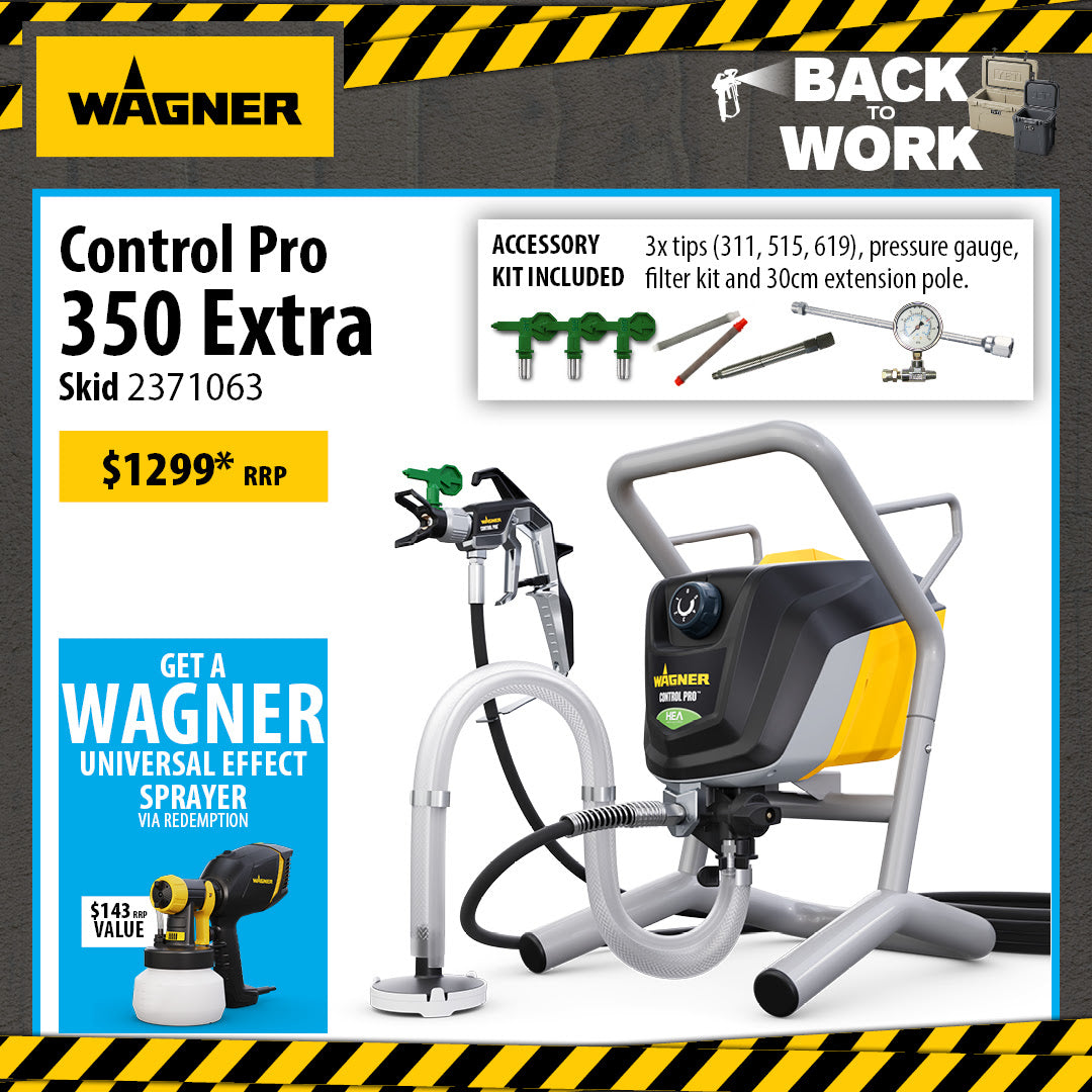 Wagner Control Pro 350 Extra - Bonus Universal Effect Sprayer