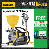 Wagner SuperFinish SF21 Pro Suction - Premium Entry Level Airless Spray Unit