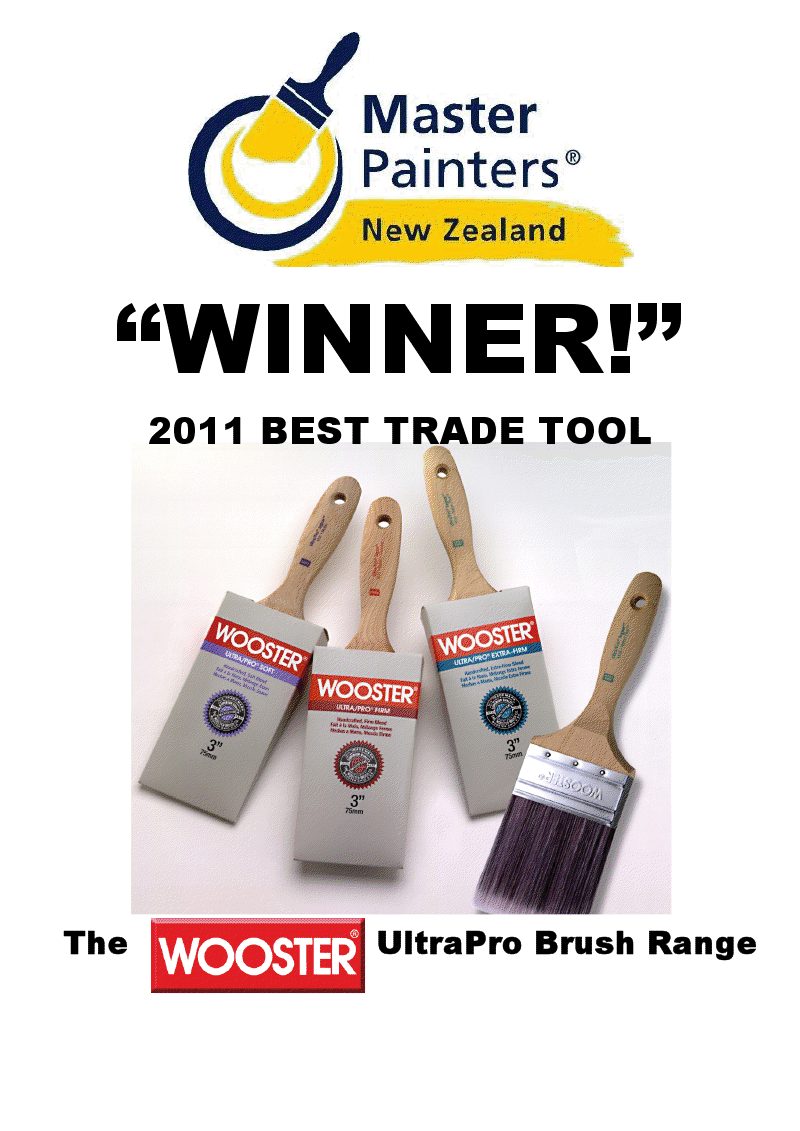 Wooster Ultra Pro Brush Range, 2011 Trade Tool Winner