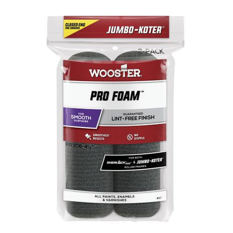 Wooster Jumbo-Koter® Pro Foam™ Roller Sleeves 165mm 2 pack