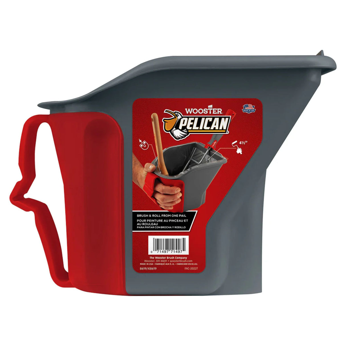 Wooster Pelican Bucket Including Free Liners - The Perfect Pail for Hands-On Painting!