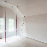 Extra Tall ZipWall 10 Pole Contractor Kit - Set Up A 6m High Barrier Without A Ladder